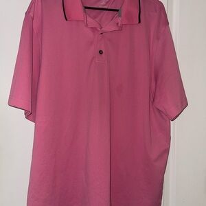 adidas Golf Men's Polo Shirt in Vibrant Pink